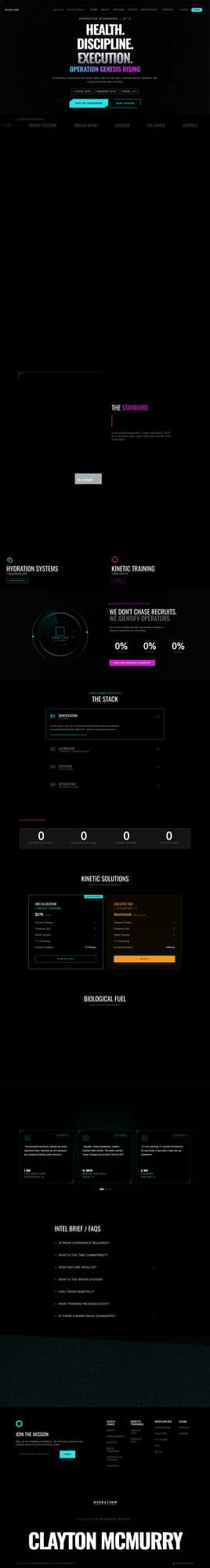 Clayton-McMurry — Tactical Training Platform